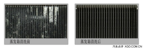 使用原厂工具可深度清洁蒸发箱